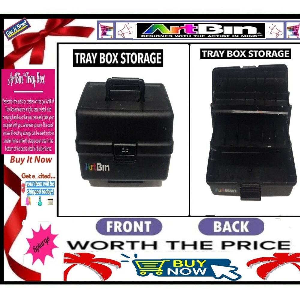 ✅ ARTBIN Tray ➕🆒 SUPPLY BOX Portable VERSATILE ORGANIZER Essential💸BUY NOW‼️🟢